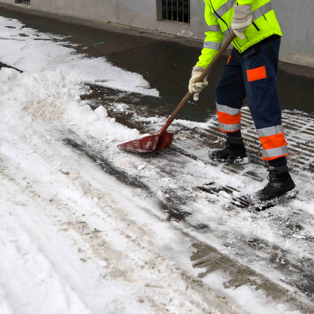 Schneeräumung von öffentlichen Flächen